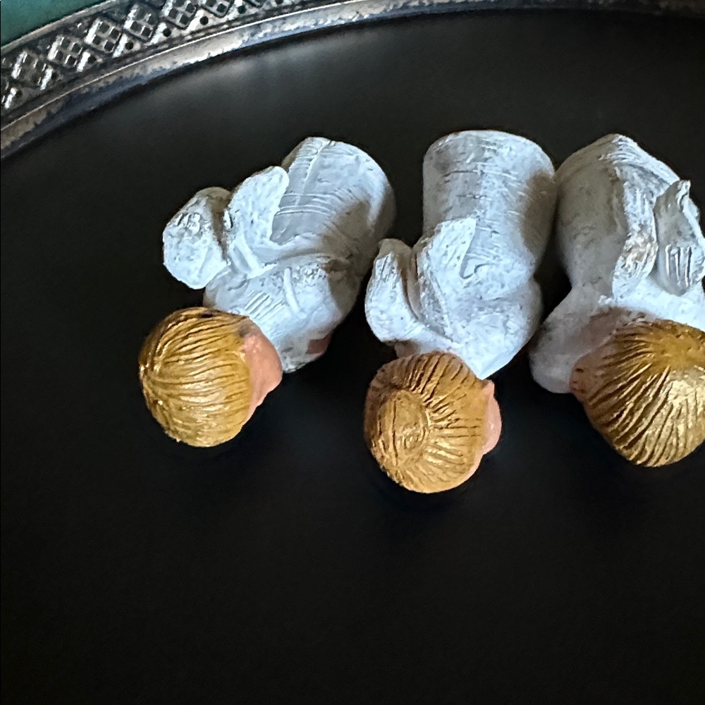 1960s MCM Jullar of Spain handcrafted Terra cotta singing angel figurines - Picture 6 of 9